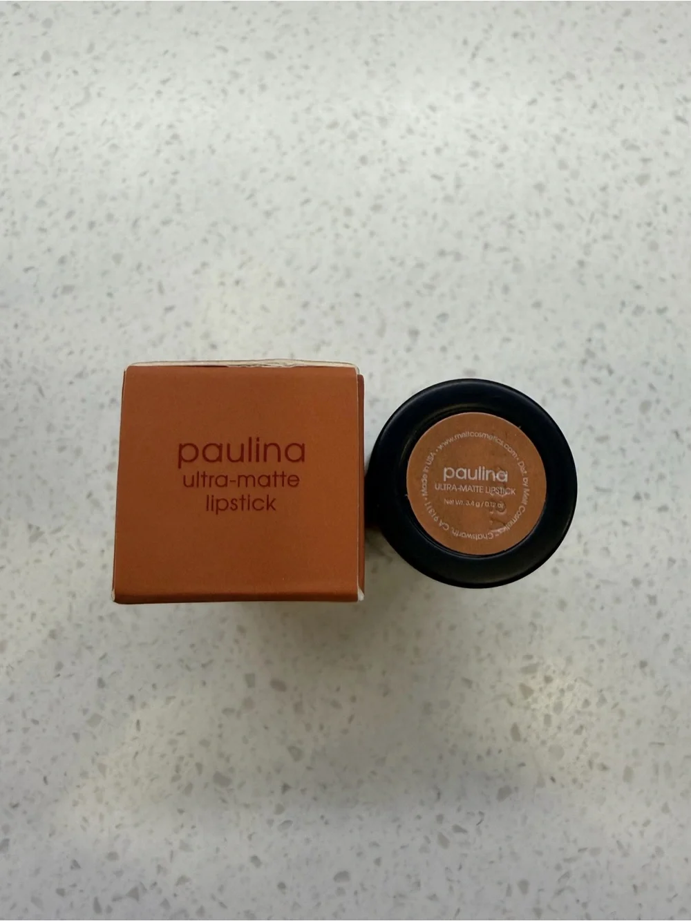 Melt Cosmetics Warm Browns Petite Eyeshadow Stack and NoODS Lipstick in Paulina